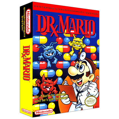 Dr. Mario Supersized NES Wall Art