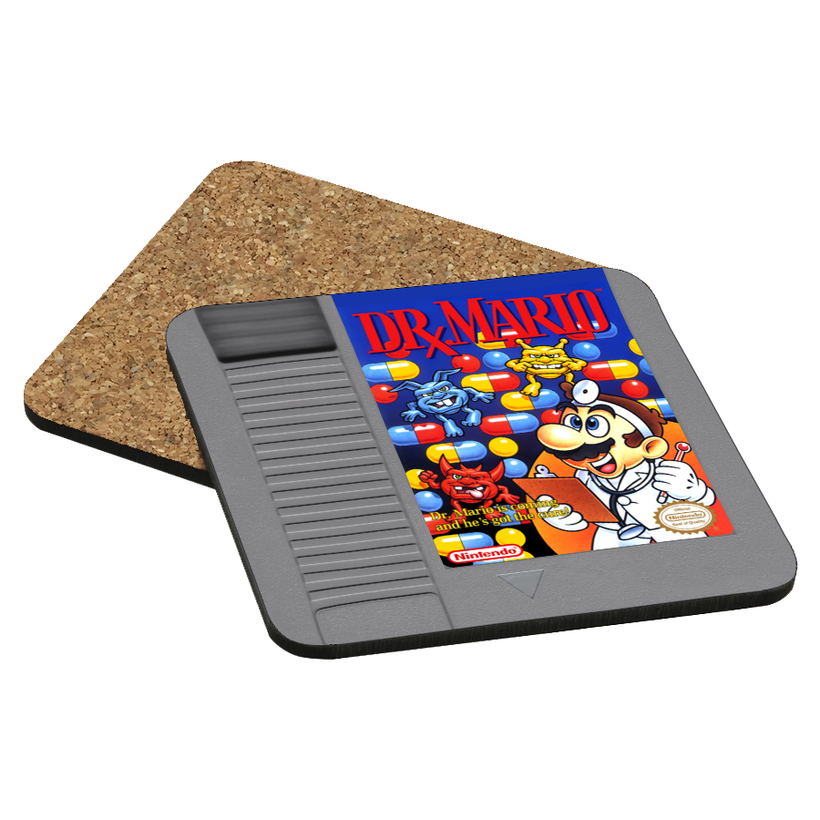 Dr. Mario NES Drink Coaster