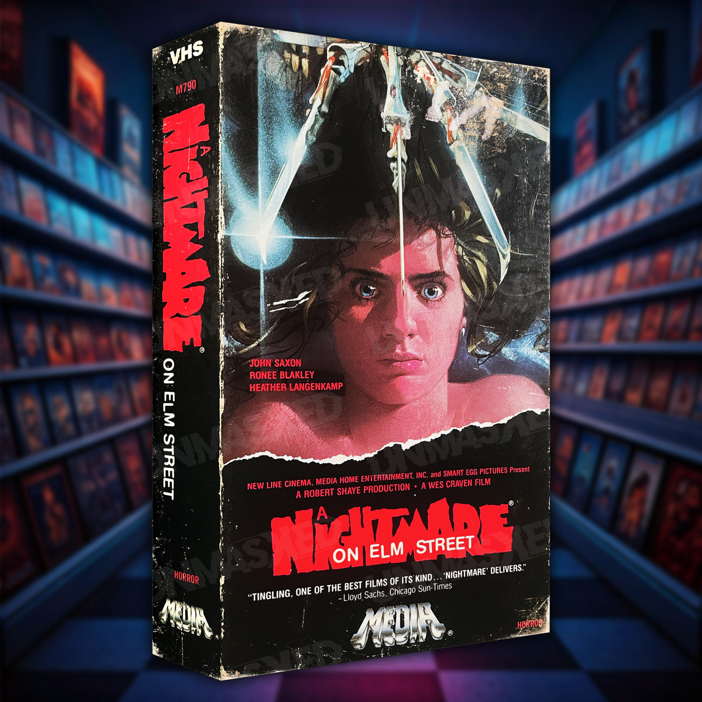 A Nightmare on Elm Street Supersized VHS Wall Art