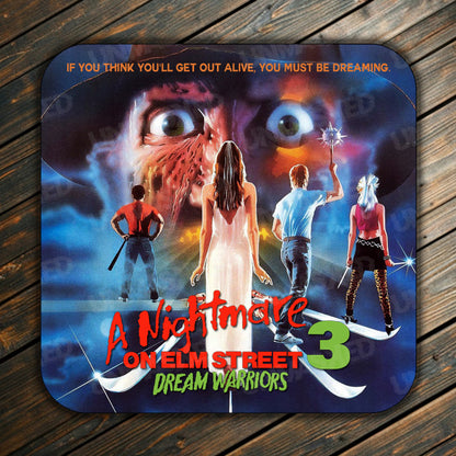 A Nightmare on Elm Street 3 Drink Coaster