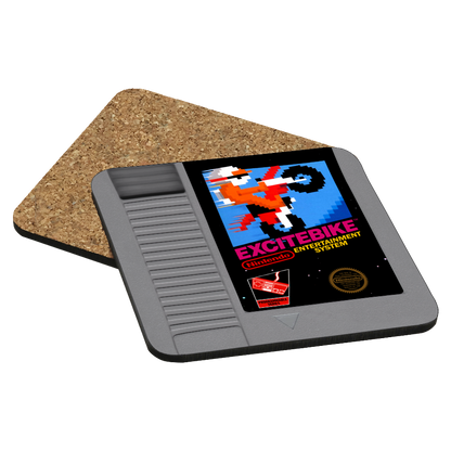 Excitebike NES Drink Coaster