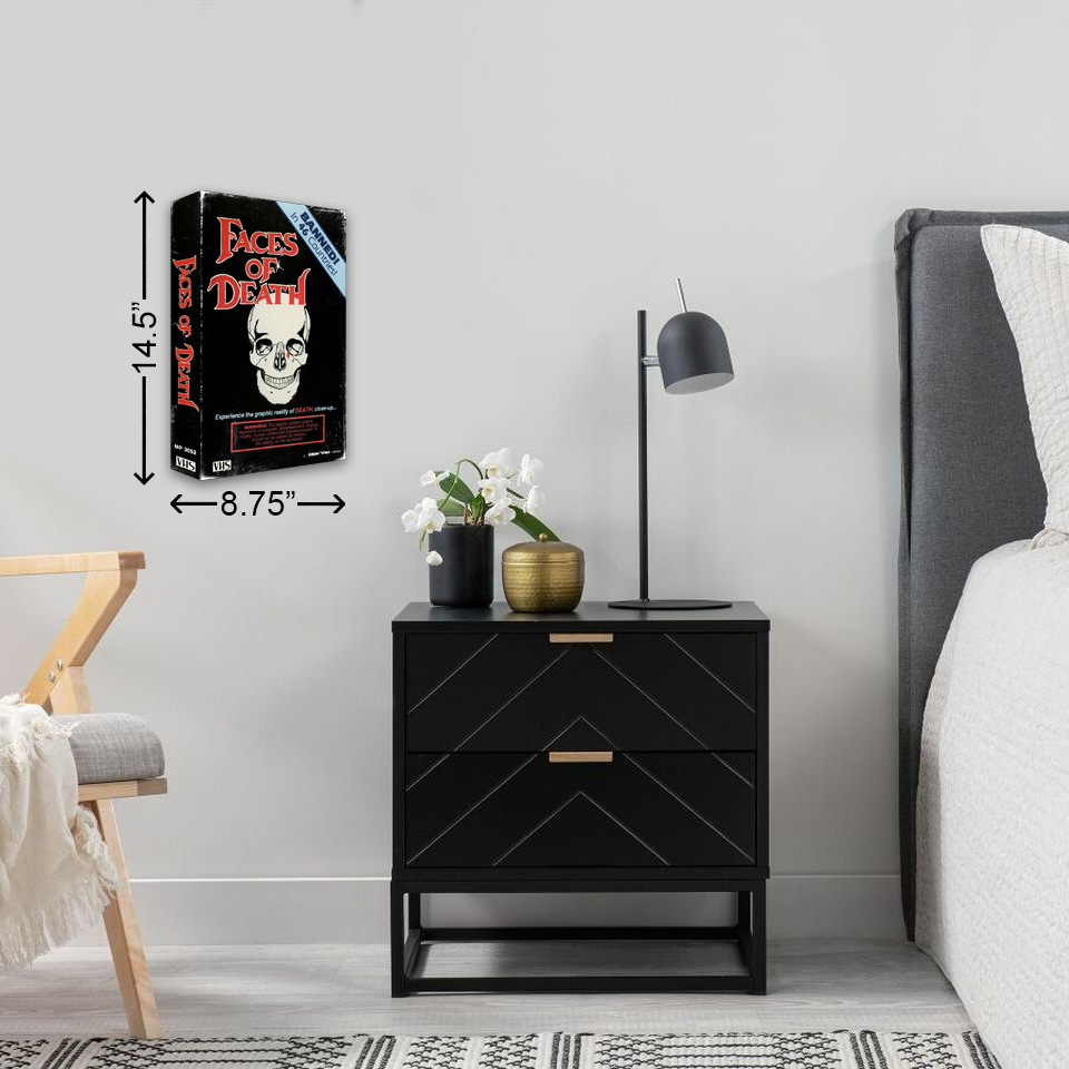 Faces of Death Supersized VHS Wall Art