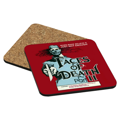 Faces of Death Part II Drink Coaster