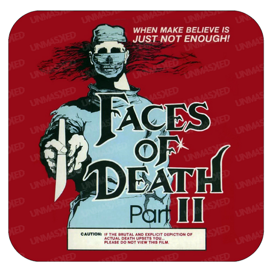 Faces of Death Part II Drink Coaster