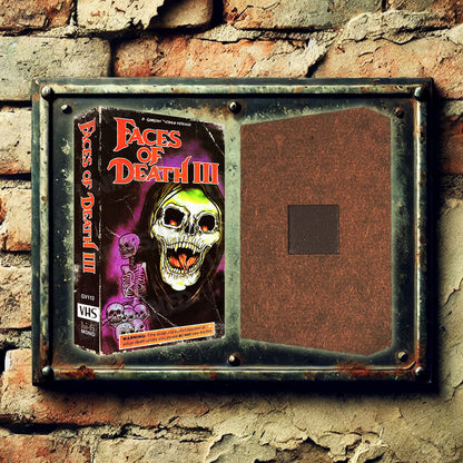 Faces of Death III Mini VHS Magnet