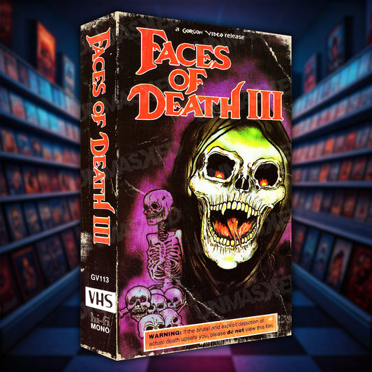 Faces of Death III Supersized VHS Wall Art