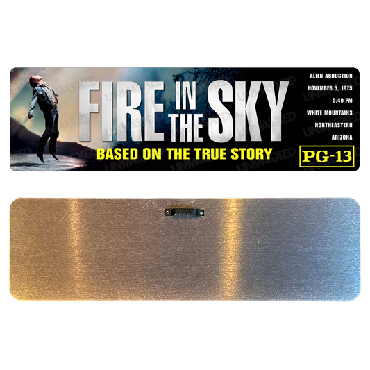 Fire in the Sky Aluminum Street Sign