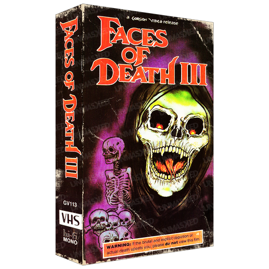 Faces of Death III Supersized VHS Wall Art