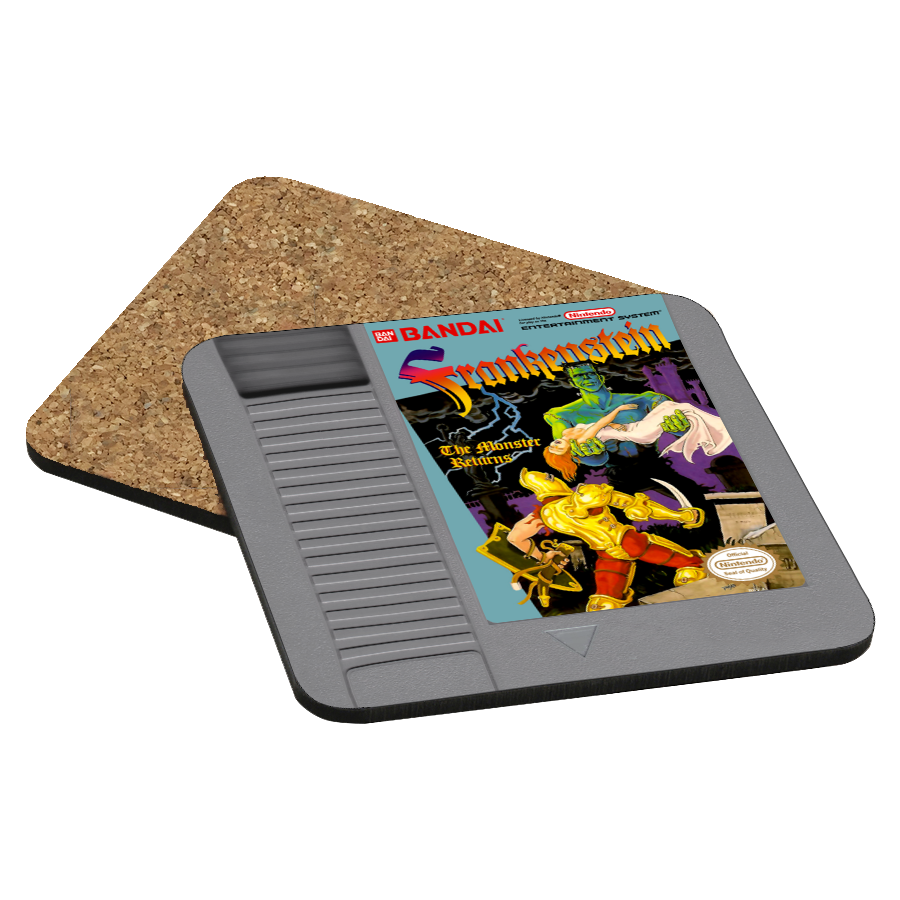 Frankenstein NES Drink Coaster