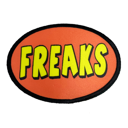 Freaks Iron-On Patch - UNMASKED Horror & Punk Patches and Decor