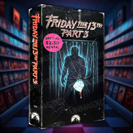 Friday the 13th Part 3 Supersized VHS Wall Art