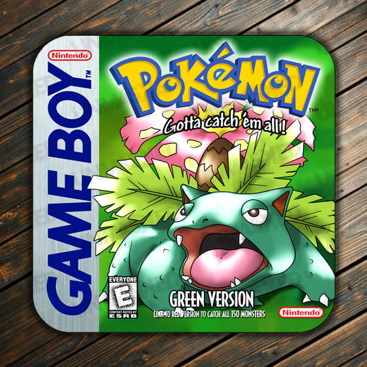 Pokemon Green Game Boy Drink Coaster