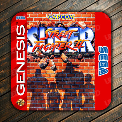 Super Street Fighter II Genesis Drink Coaster