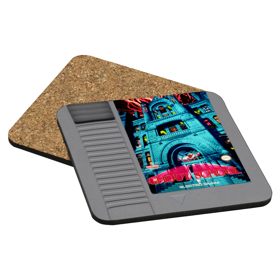 Ghoul School NES Drink Coaster