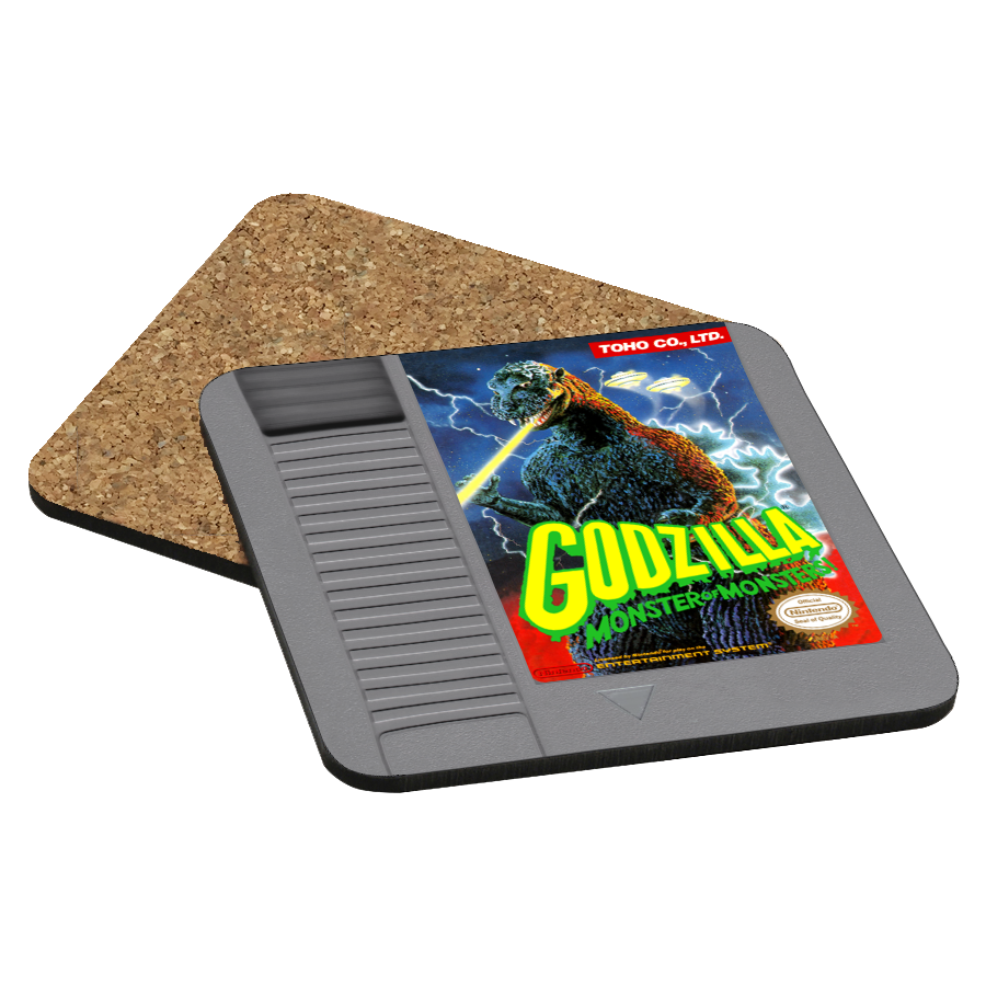 Godzilla NES Drink Coaster