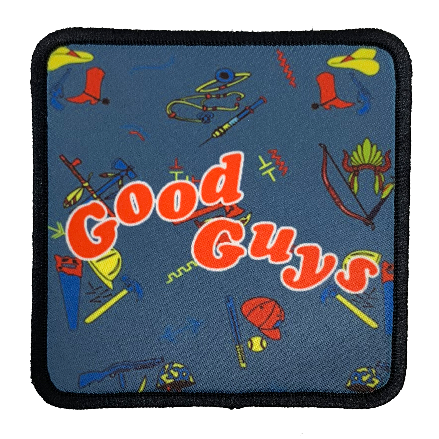 Good Guys Iron-On Patch - UNMASKED Horror & Punk Patches and Decor