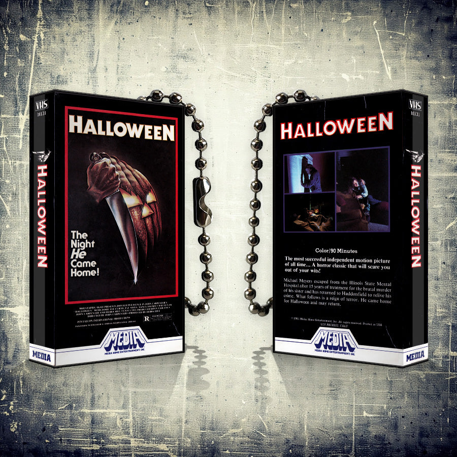 Halloween Mini VHS Keychain