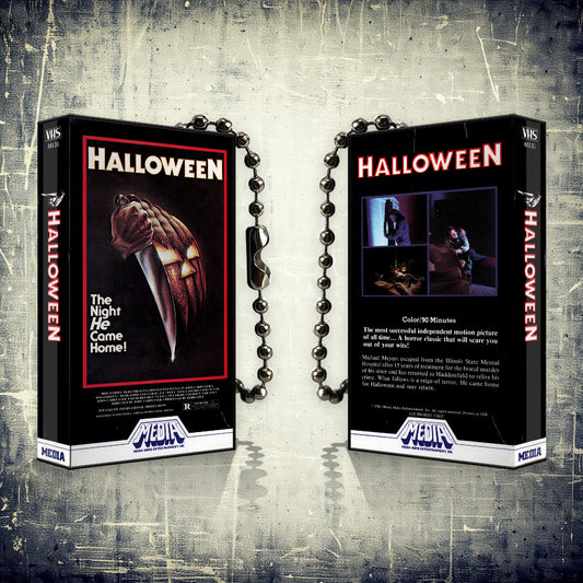 Halloween Mini VHS Keychain