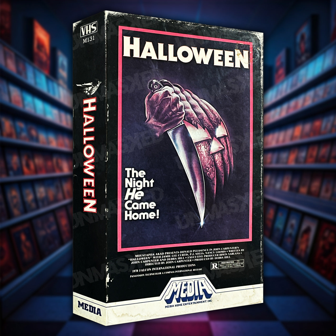 Halloween Supersized VHS Wall Art