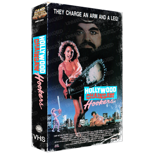 Hollywood Chainsaw Hookers Supersized VHS Wall Art