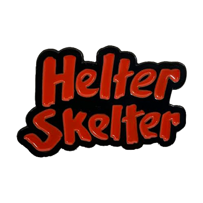 Helter Skelter Enamel Pin - UNMASKED Horror & Punk Patches and Decor