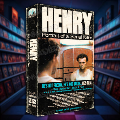 Henry: Portait of a Serial Killer Supersized VHS Wall Art