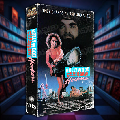 Hollywood Chainsaw Hookers Supersized VHS Wall Art