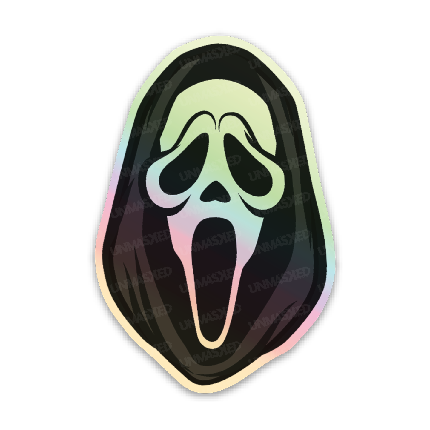 Holographic Ghostface Sticker