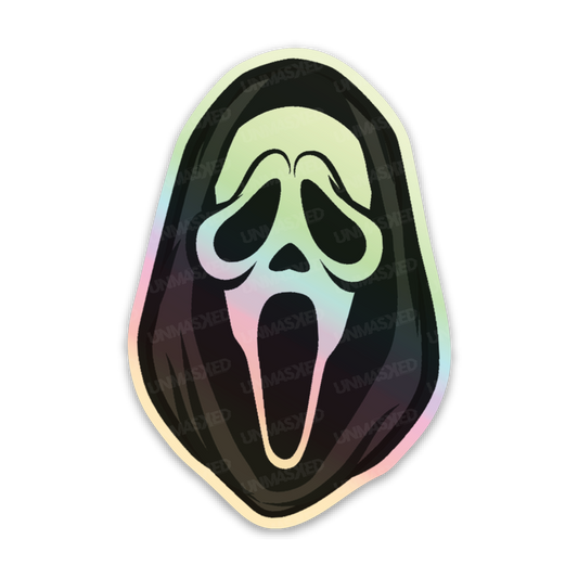 Holographic Ghostface Sticker