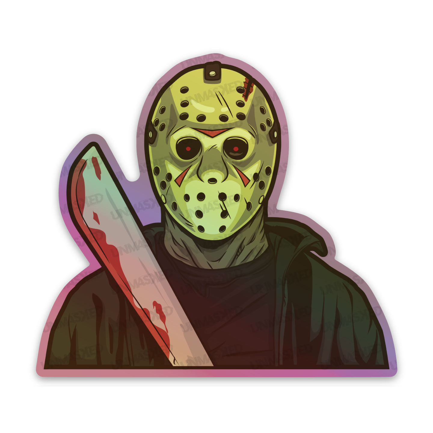 Holographic Jason Voorhees Sticker