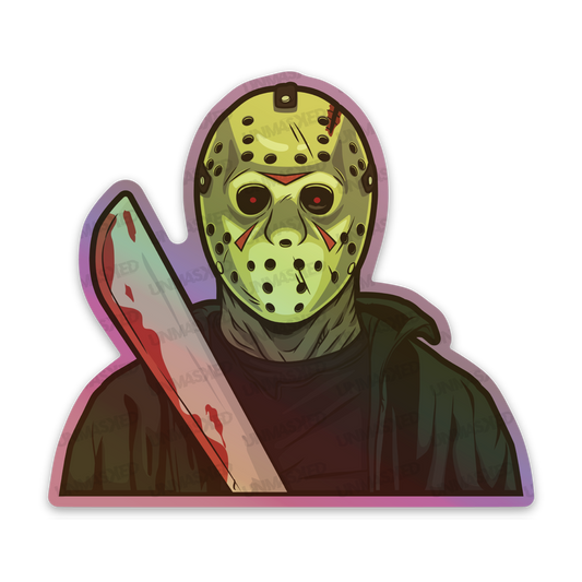 Holographic Jason Voorhees Sticker