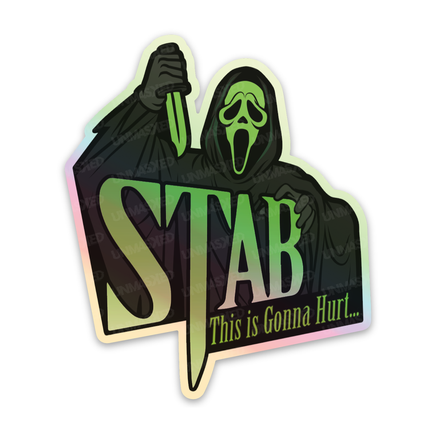 Holographic Stab Sticker