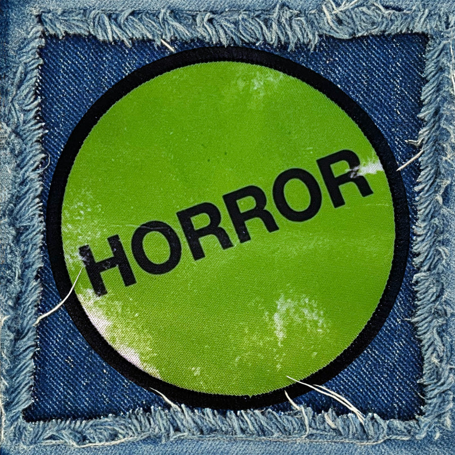 VHS Horror Sticker Iron-On Patch