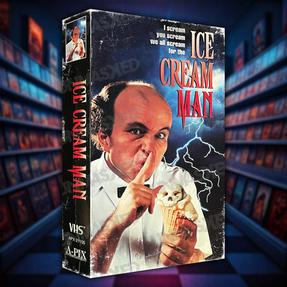 Ice Cream Man Supersized VHS Wall Art