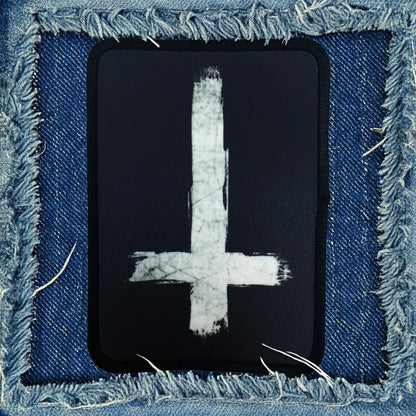 Inverted Cross Iron-On Patch