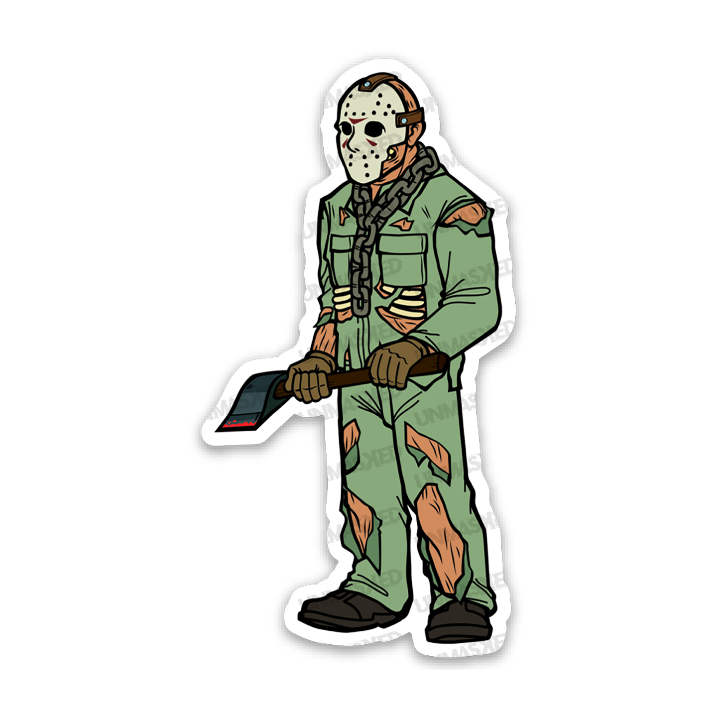 Jason Voorhees Part 7 Sticker