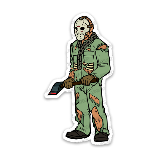 Jason Voorhees Part 7 Sticker