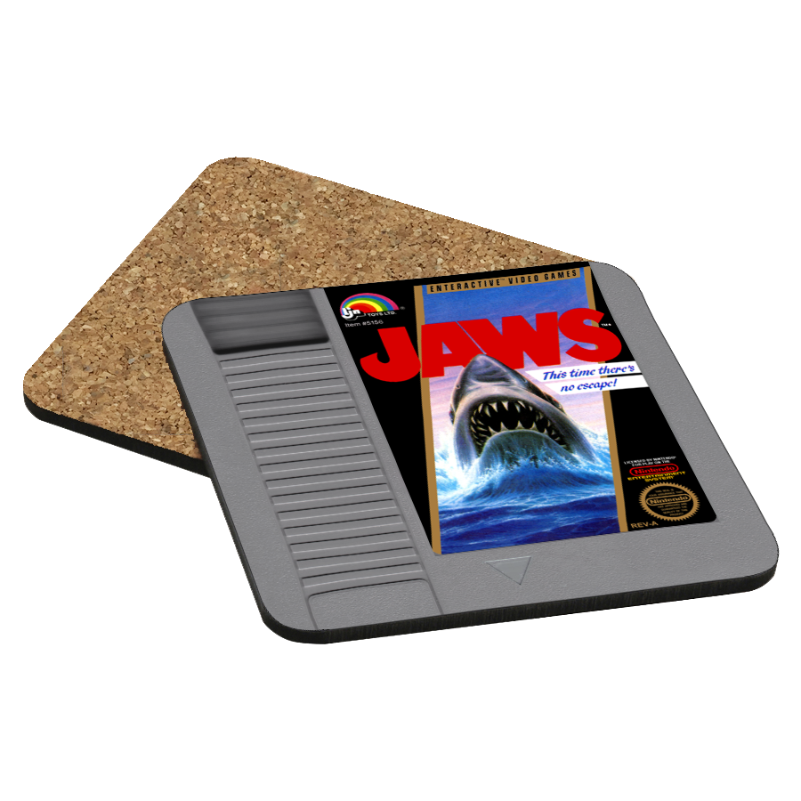 Jaws NES Drink Coaster