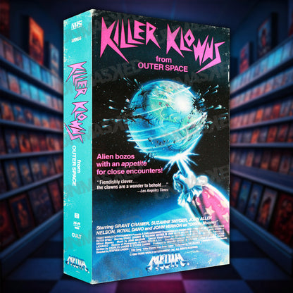 Killer Klowns Supersized VHS Wall Art