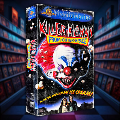 Killer Klowns Midnite Movies Supersized VHS Wall Art