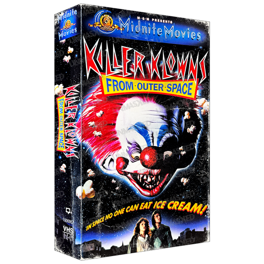 Killer Klowns Midnite Movies Supersized VHS Wall Art