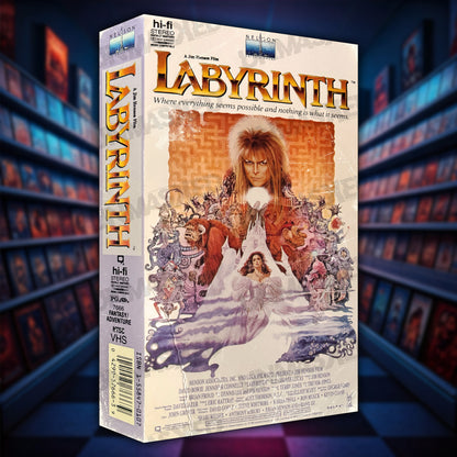 Labyrinth Supersized VHS Wall Art