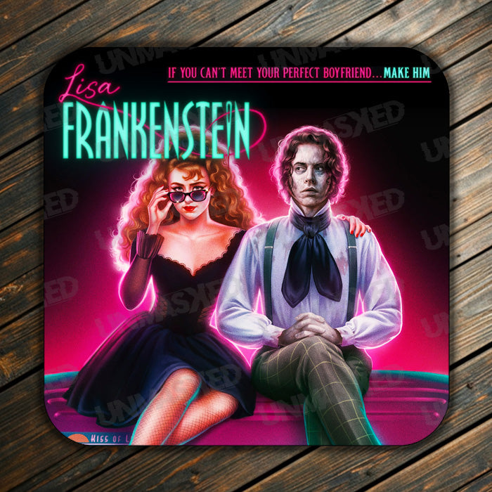 Lisa Frankenstein Drink Coaster