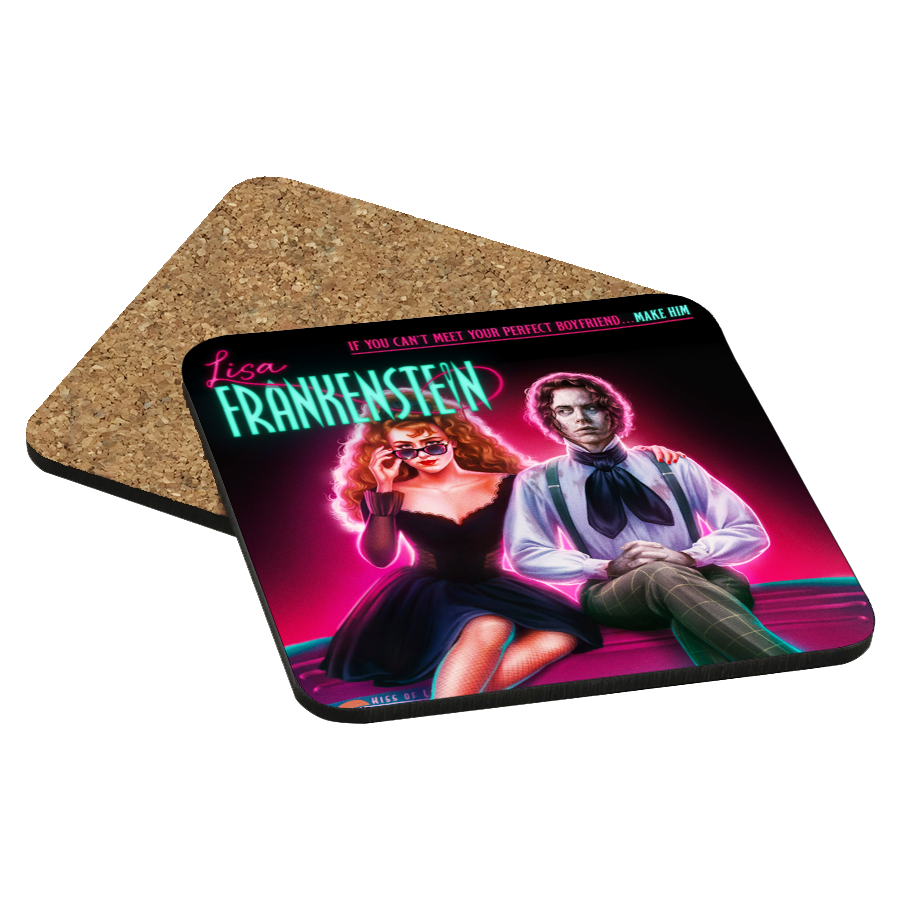 Lisa Frankenstein Drink Coaster