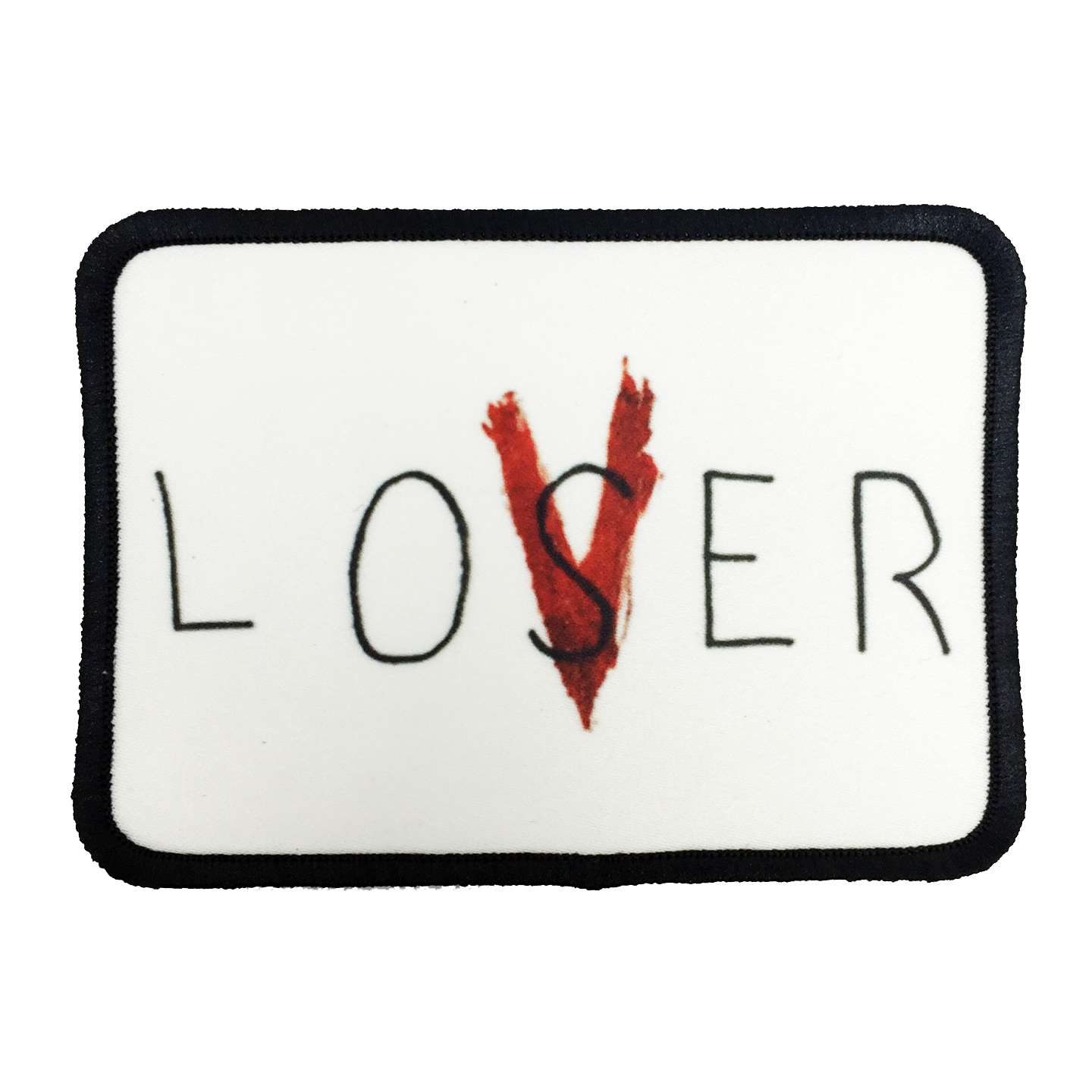 It Movie Loser Lover Iron-On Patch - UNMASKED Horror & Punk Patches and Decor