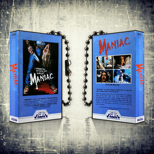 Maniac Mini VHS Keychain