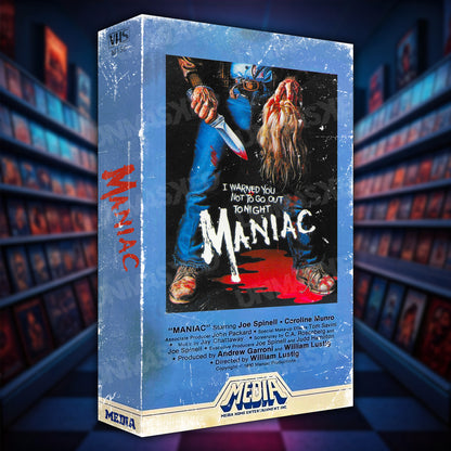 Maniac Supersized VHS Wall Art