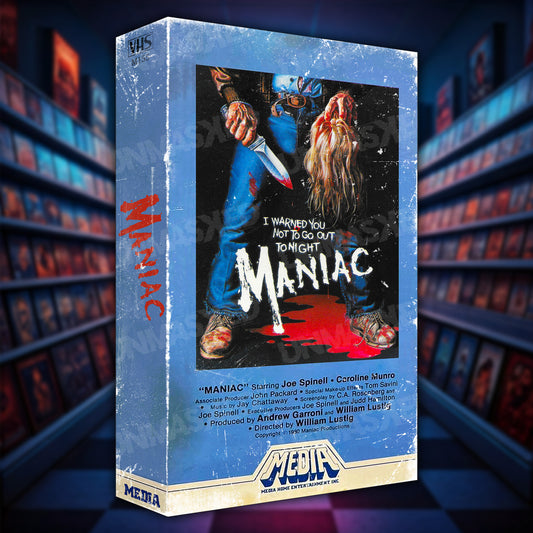 Maniac Supersized VHS Wall Art