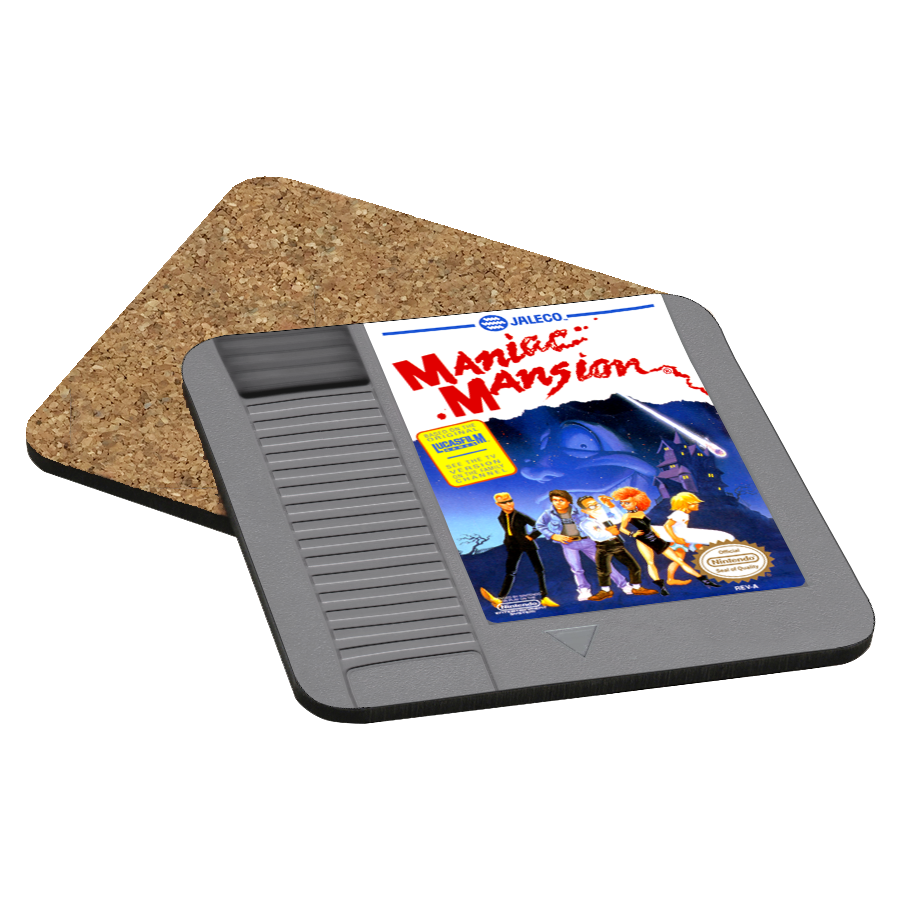 Maniac Mansion NES Drink Coaster