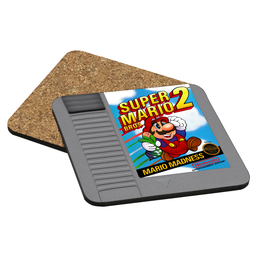 Super Mario Bros 2 NES Drink Coaster